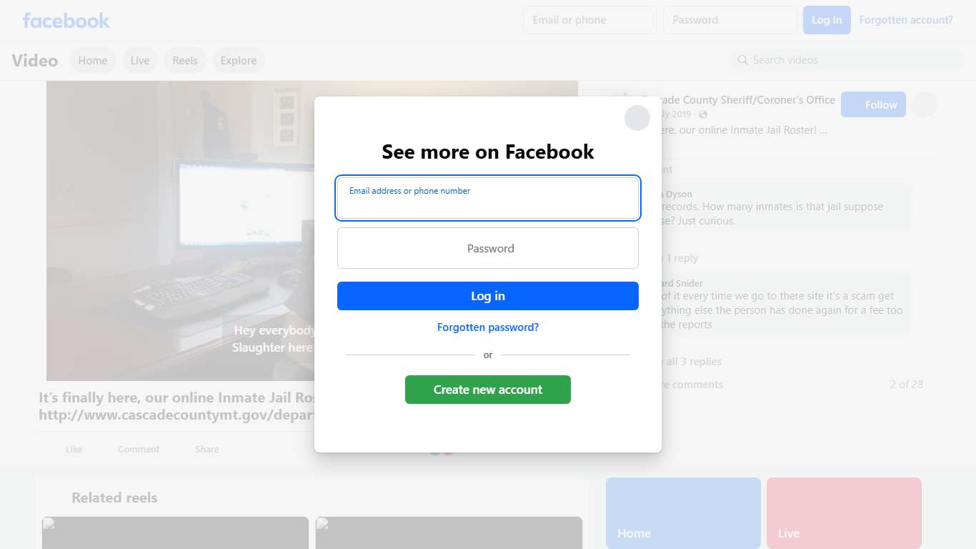 It’s finally here, our online Inmate Jail Roster! http://www.cascadecountymt.gov/departments/sheriffs-office KFBBKRTV Great Falls @great falls tribune The Electric Great Falls MT Police Department KTVH Cascade County Sheriff/Coroner's Office Facebook
